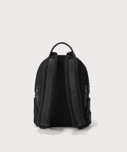 Dakota Backpack in Onyx Shearling , Small