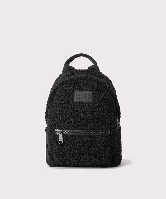 Dakota Backpack in Onyx Shearling , Small