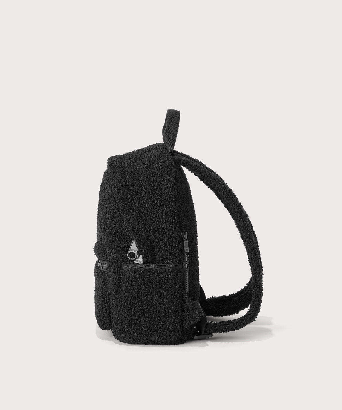 Dakota Backpack in Onyx Shearling , Small