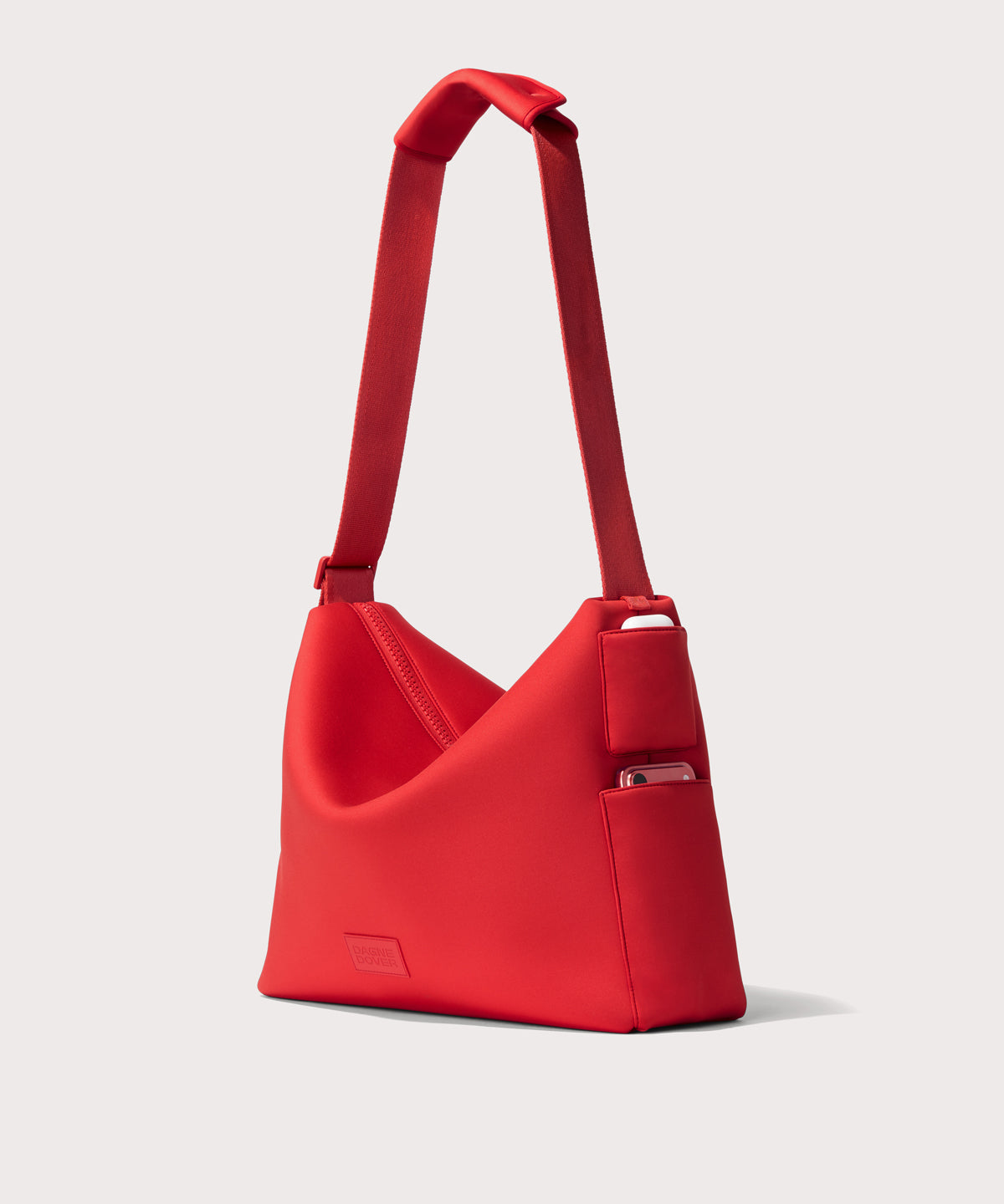 Enzo Messenger Bag in Cherry