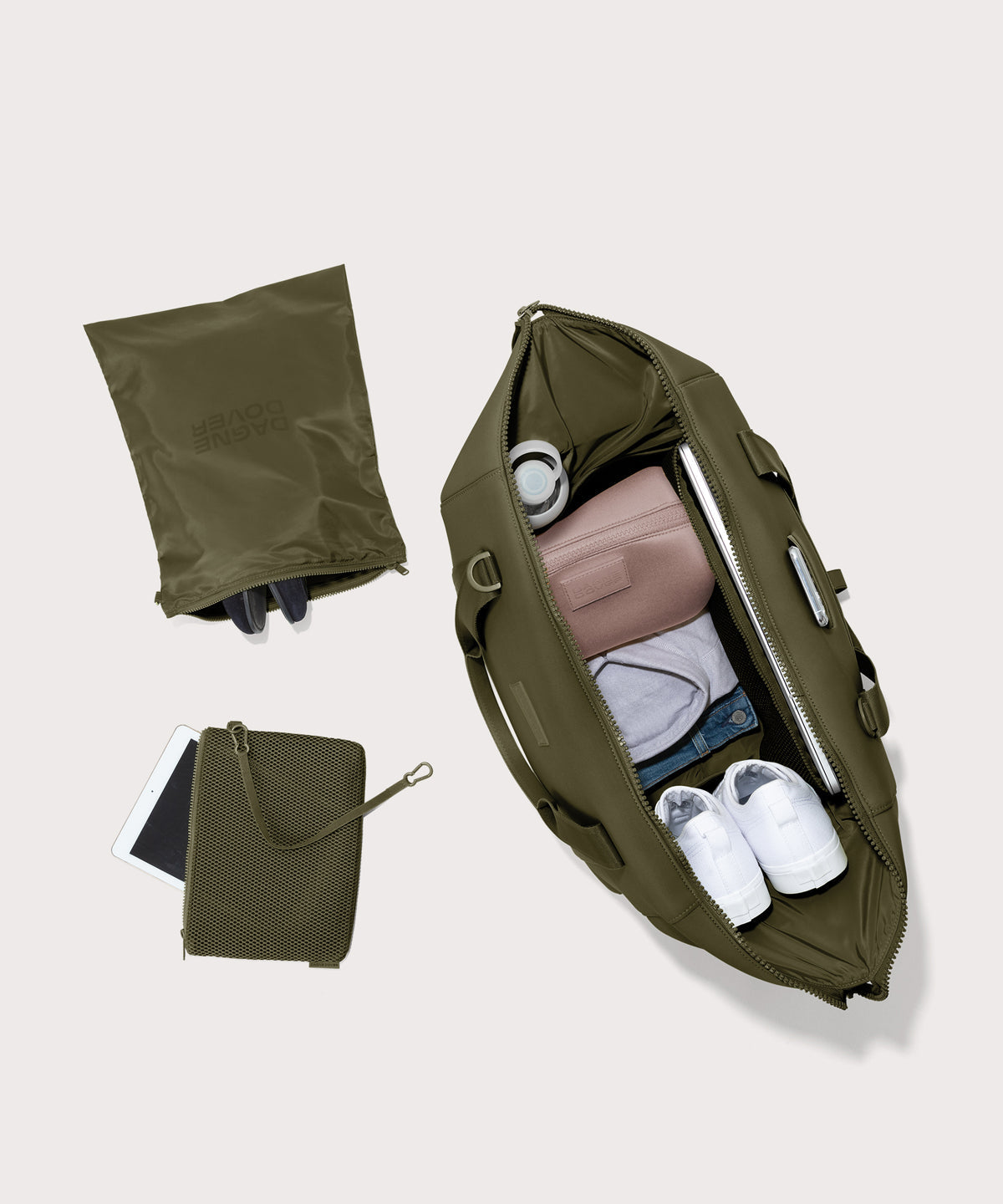 Landon Carryall in Dark Moss, Extra Large
