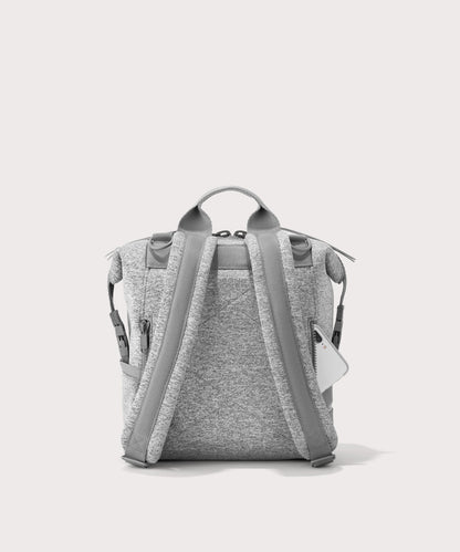 Indi Diaper Backpack in Heather Grey, Small