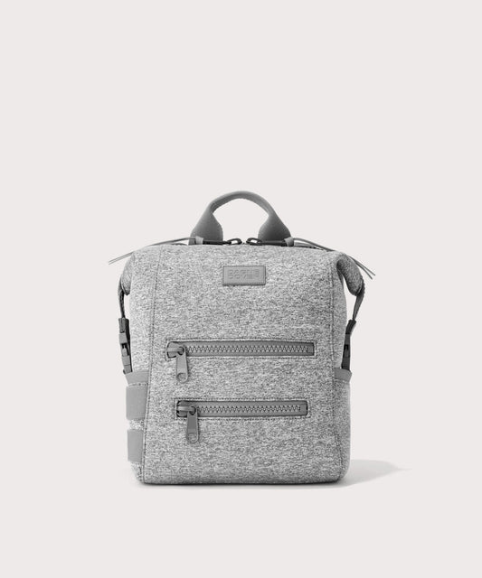 Indi Diaper Backpack in Heather Grey, Small
