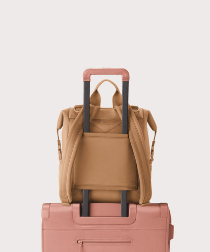Indi Diaper Backpack in Camel, Medium