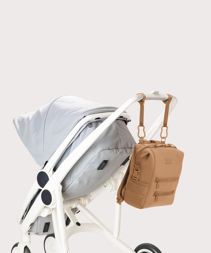 Indi Diaper Backpack in Camel, Small