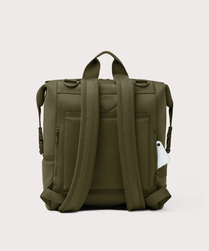 Indi Diaper Backpack in Dark Moss, Large