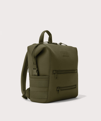 Indi Diaper Backpack in Dark Moss, Medium