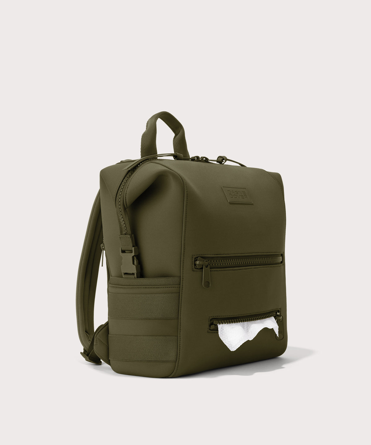 Indi Diaper Backpack in Dark Moss, Medium