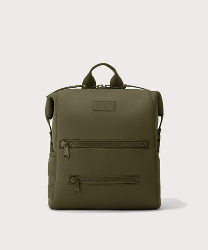 Indi Diaper Backpack in Dark Moss, Medium