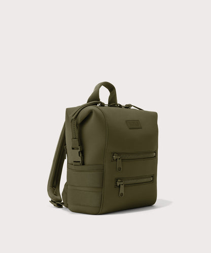 Indi Diaper Backpack in Dark Moss, Small