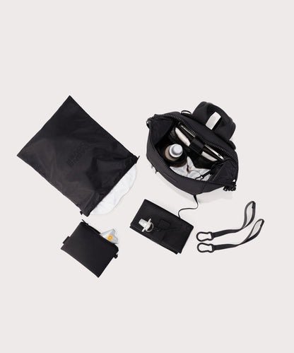 Indi Diaper Backpack in Onyx, Small
