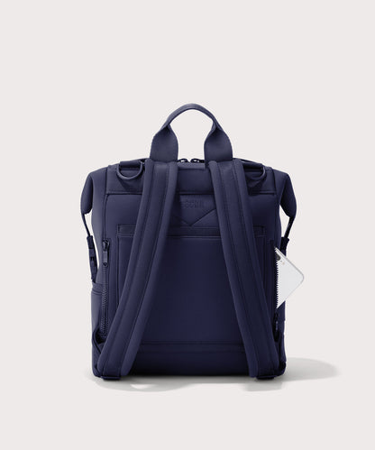 Indi Diaper Backpack in Storm, Medium