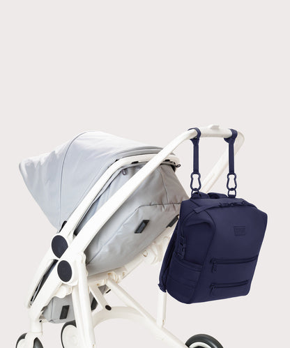 Indi Diaper Backpack in Storm, Medium