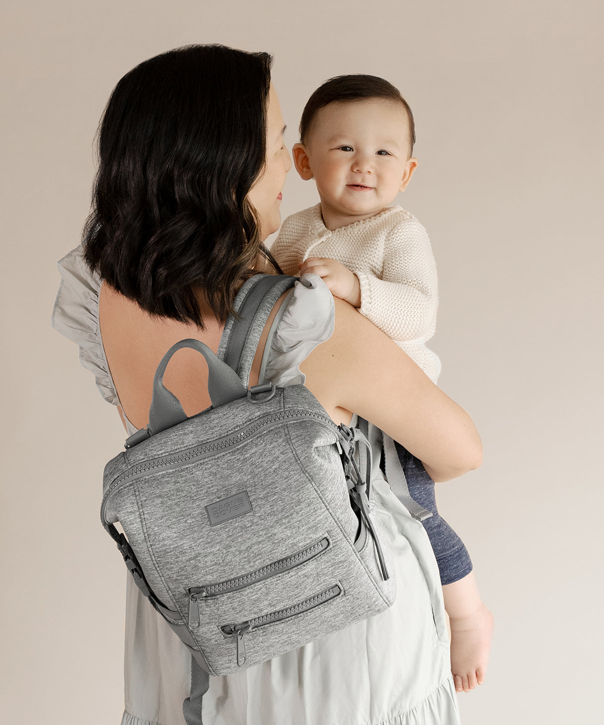Indi Diaper Backpack in Dark Moss, Small