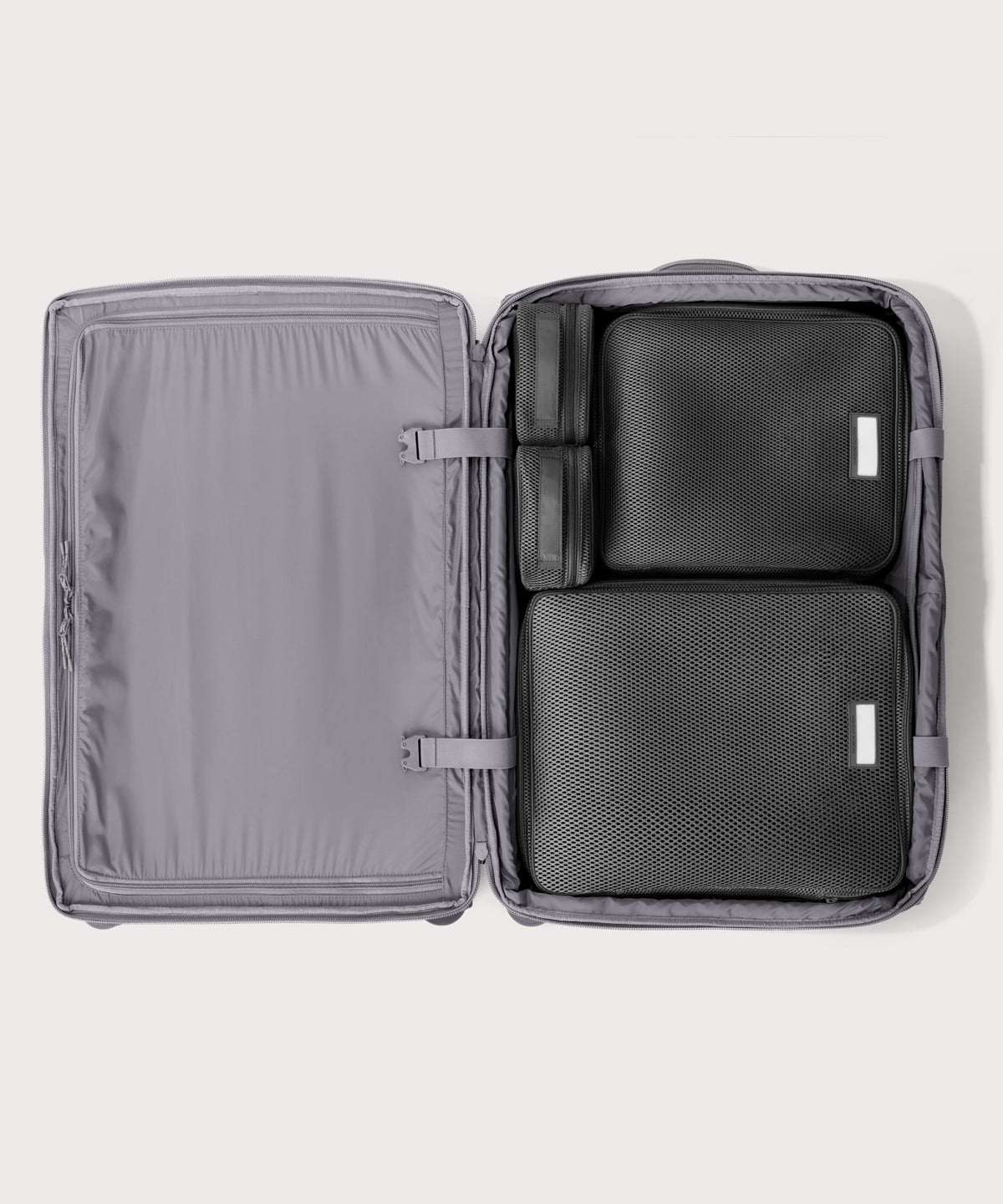 Sydney Checked Luggage in Ash, Larger - 28.5 inch